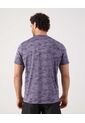 Camiseta Texturizada   Para Hombre Morado Patprimo de Patprimo