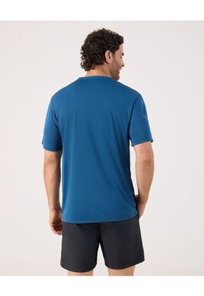 Camiseta Unicolor Deportiva Para Hombre Azul Patprimo