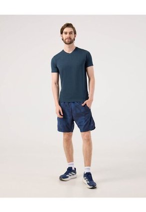 Camiseta Manga Corta Jaspeada Para Hombre Verde Patprimo