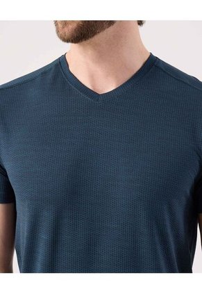 Camiseta Manga Corta Jaspeada Para Hombre Verde Patprimo