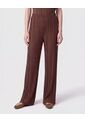 Pantalón Fluido Plisado   Para Mujer Café Patprimo de Patprimo