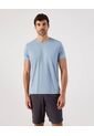 Camiseta Deportiva Cuello Redondo  Para Hombre Azul Patprimo de Patprimo