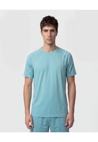Camiseta Deportiva Con Detalle En Mangas   Para Hombre Verde Patprimo Patprimo