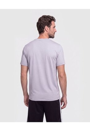 Camiseta Manga Corta Texturizada Para Hombre Gris Patprimo