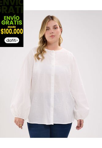 Blusa Para Mujer Manga Larga Color Blanco Marca Patprimo #14121358 Patprimo