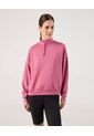 Buzo Unicolor Cuello Alto   Para Mujer Rosado Patprimo de Patprimo