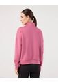 Buzo Unicolor Cuello Alto   Para Mujer Rosado Patprimo de Patprimo