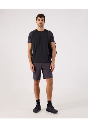 Camiseta Deportiva De Manga Ranglán  Para Hombre Negro Patprimo