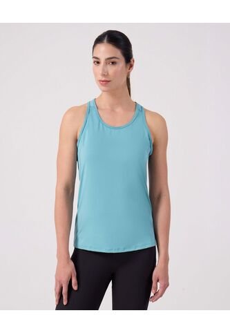 Camiseta Unicolor Deportiva   Para Mujer Azul Patprimo Patprimo