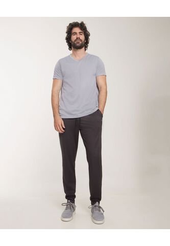 Camiseta Con Grabado Laser  Para Hombre Gris Patprimo Patprimo