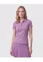 Polo Deportiva Con Cremallera   Para Mujer Morado Patprimo de Patprimo