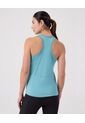 Camiseta Unicolor Deportiva   Para Mujer Azul Patprimo de Patprimo