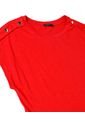 Camiseta Manga Corta Mujer Patprimo Rojo 30093253-3868 de Patprimo