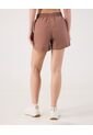 Short Deportivo Unicolor   Para Mujer Café Patprimo de Patprimo