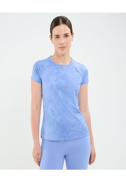 Camiseta Manga Corta   Para Mujer Azul Patprimo
