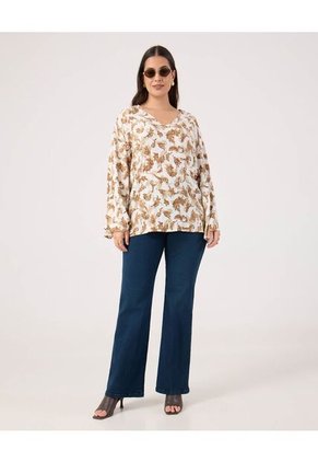 Blusa Para Mujer Manga Larga Color Crudo Marca Patprimo #14121384