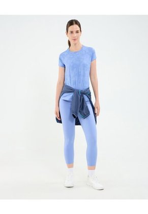 Camiseta Manga Corta Para Mujer Azul Patprimo