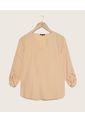 Blusa Para Mujer Manga 3/4 Color Beige Marca Patprimo #30122896 de Patprimo