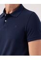 Polo Cuello Tejido Unicolor  Para Hombre Azul Patprimo de Patprimo