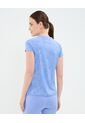 Camiseta Manga Corta   Para Mujer Azul Patprimo de Patprimo