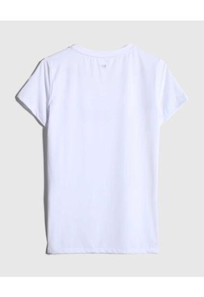 Camiseta Deportiva Estampada Para Mujer Blanco Patprimo