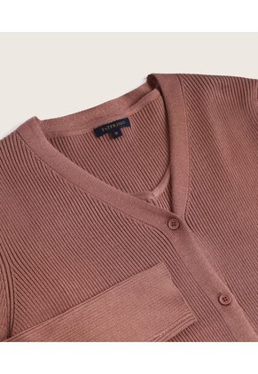 Saco Abierto Con Camisilla Interna Para Mujer Rosado Patprimo