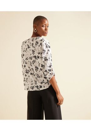 Blusa Para Mujer Manga 3/4 Color Negro Marca Patprimo #30122897