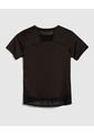 Camiseta Deportiva En Malla  Infantil Niña Negro Patprimo de Patprimo