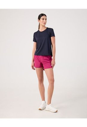 Camiseta Cola De Pato Texturizada Para Mujer Azul Patprimo