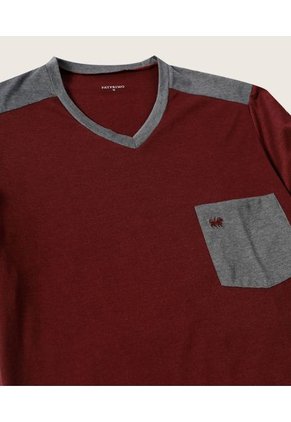 Pijama Para Hombre M/C P/C Color Vino Marca Patprimo #44040160