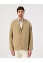 Blazer Con Bolsillos   Para Hombre Beige Patprimo de Patprimo