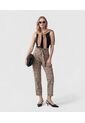 Pantalón Paper Bag Con Cinturón   Para Mujer Café Patprimo de Patprimo