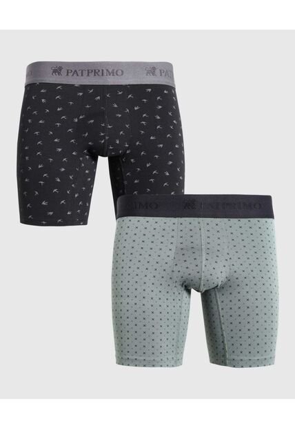 Pack X 2 Boxer Medio Estampados X2 Para Hombre Surtido Patprimo