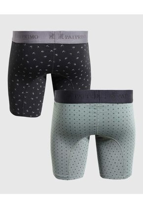Pack X 2 Boxer Medio Estampados X2 Para Hombre Surtido Patprimo