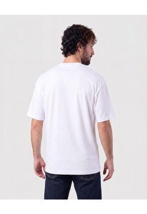 Camiseta Premium Cuello Grueso   Para Hombre Blanco Patprimo