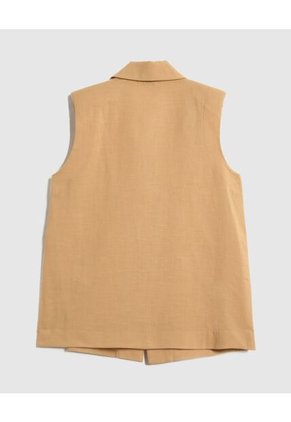 Chaleco Para Mujer Plano Color Café Marca Patprimo #30250045