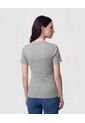 Camiseta Ajustada Texturizada   Para Mujer Verde Patprimo de Patprimo