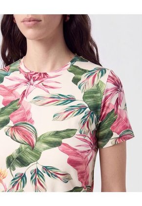 Camiseta Clásica Manga Corta Para Mujer Verde Patprimo