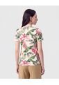 Camiseta Clásica Manga Corta   Para Mujer Verde Patprimo de Patprimo