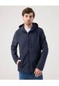 Chaqueta Unicolor Con Bolsillo En Frente   Para Hombre Azul Patprimo de Patprimo