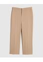 Pantalón Recto Con Quiebre Marcado  Curvy  Para Mujer Café Patprimo de Patprimo