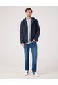 Chaqueta Unicolor Con Bolsillo En Frente   Para Hombre Azul Patprimo de Patprimo