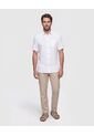 Camisa Manga Corta Texturizada   Para Hombre Blanco Patprimo de Patprimo