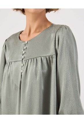 Blusa Para Mujer Manga 3/4 Color Verde Marca Patprimo #30123604