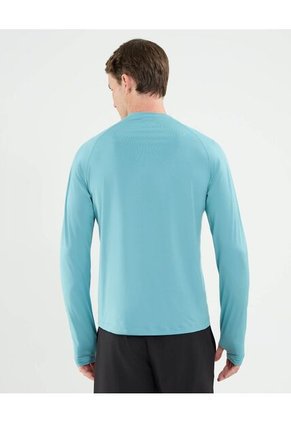 Camiseta Manga Larga Con Cuello Redondo Para Hombre Verde Patprimo