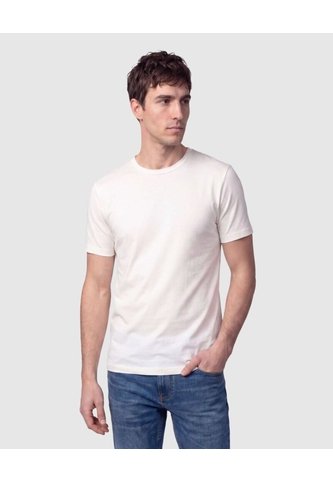 Camiseta Manga Corta Cuello Redondo Hombre  Para Hombre Blanco Patprimo Patprimo