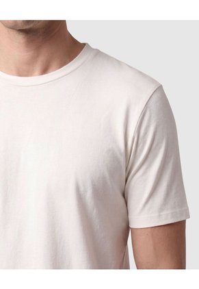 Camiseta Manga Corta Cuello Redondo Hombre  Para Hombre Blanco Patprimo