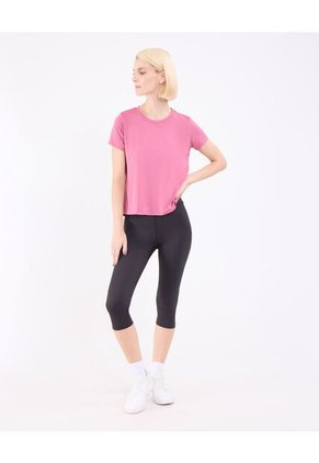 Camiseta Texturizada   Para Mujer Rosado Patprimo