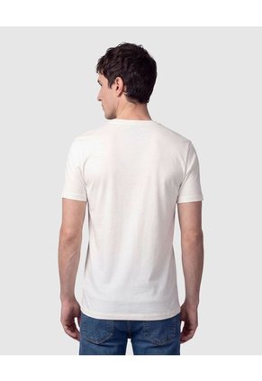 Camiseta Manga Corta Cuello Redondo Hombre  Para Hombre Blanco Patprimo
