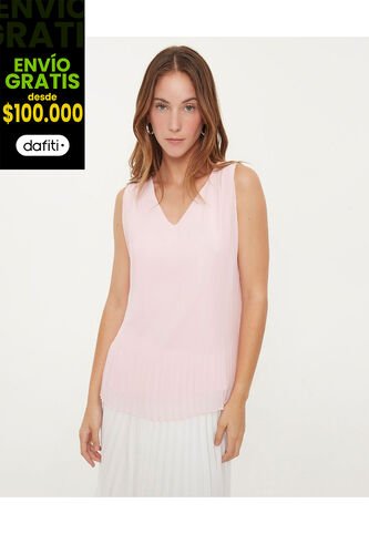 Blusa Para Mujer Manga Sisa Color Rosado Marca Patprimo #30123162 Patprimo